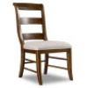 (2) ARCHIVIST DARK WOOD SIDE DINING CHAIRS - 2