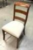 (2) ARCHIVIST DARK WOOD SIDE DINING CHAIRS - 3