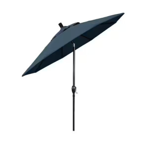 PACIFIC TRAIL 7.5' OCTAGON MARKET ALUMINNUM TILT UMBRELLA WITH CRANK LIFT IN BRONZE/PACIFICA/SAPPHIRE
