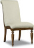 (2) ARCHIVIST DARK WOOD SIDE DINING CHAIRS