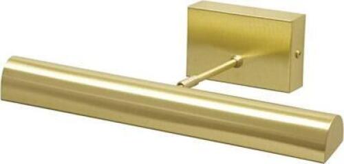 CLASSIC BATTERY OPERATED LED 14" PICTURE LIGHT IN SATIN BRASS
