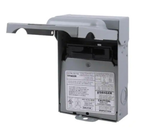 (2) 60A 240V NON-FUSE METALLIC AC DISCONNECT