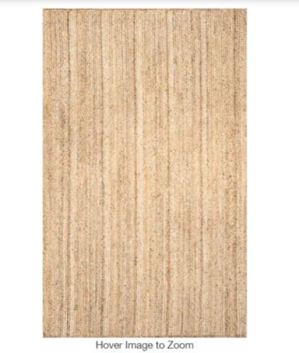 RIGO CHUNKY LOOP JUTE TAN AREA RUG