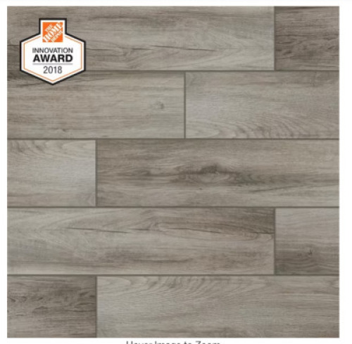 87 SQFT OF SHADOW WOOD PORCELAIN FLOOR AND WALL TILE
