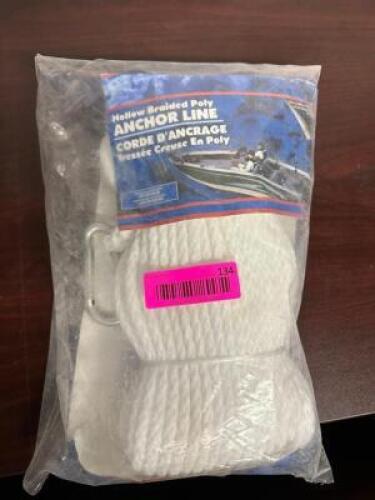 3/8" HOLLOW BRAIDED POLY ANCHOR LINE