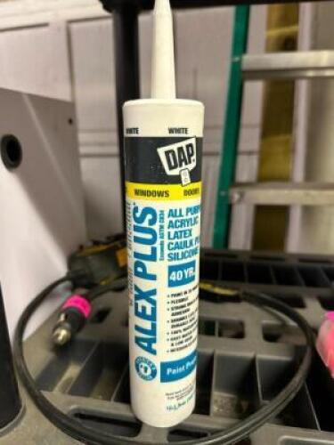 (7) TUBES OF ALL PURPOSE ACRYLIC LATEX CAULK PLUS SILICONE