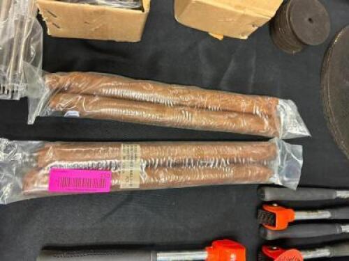(4) 1-1/4" HAMMER DRILL BITS