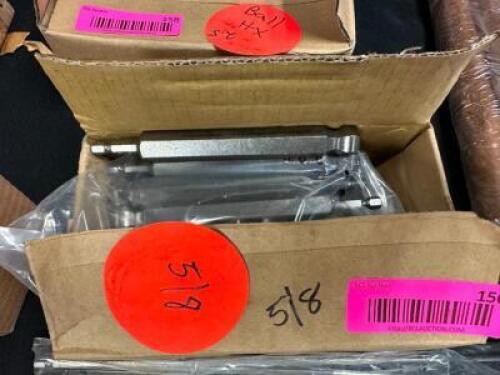 (2) BOXES OF 5/8" BALL HEX BITS