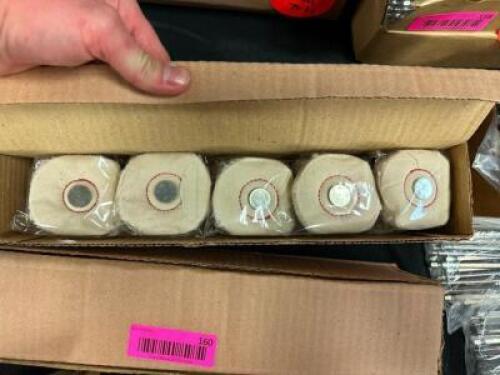 (2) BOXES OF 3" BUFFING PADS