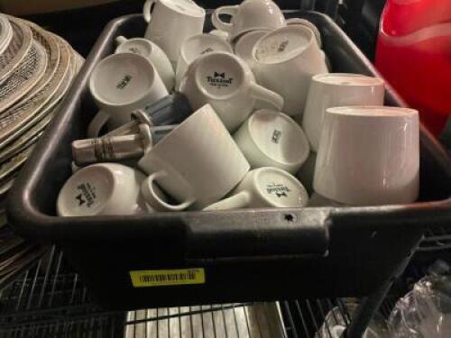(12) CHINA COFFEE MUGS