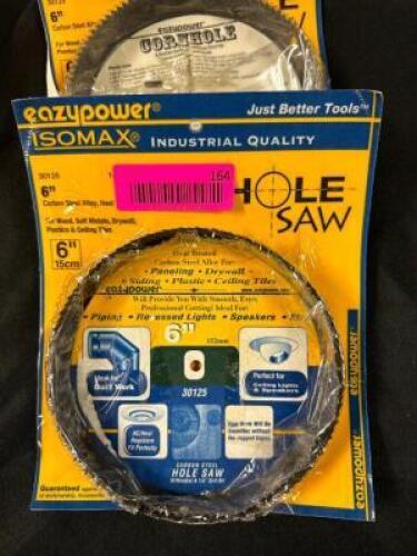 (2) 6" HOLE SAWS