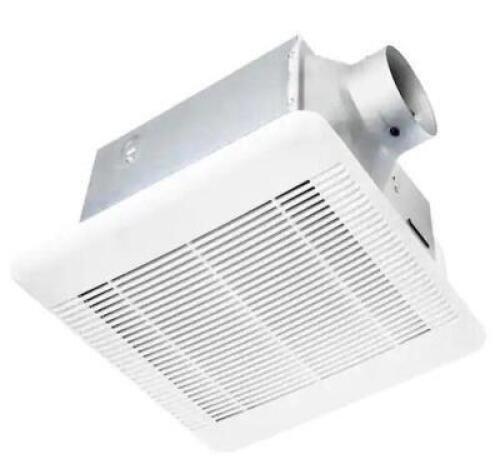 110 CFM CEILING MOUNT ROOM SIDE INSTALLATION QUICK CONNECT BATHROOM EXHAUST FAN, ENERGY STAR