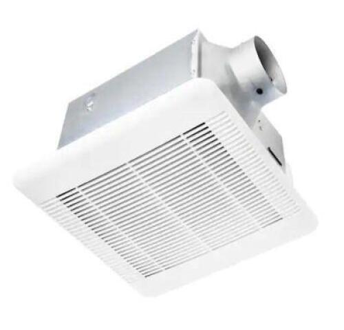 110 CFM CEILING MOUNT ROOM SIDE INSTALLATION QUICK CONNECT BATHROOM EXHAUST FAN, ENERGY STAR