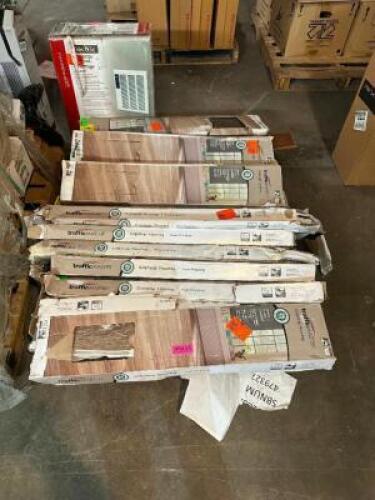 LARGE PALLET OF ASSORTED STRIP FLOORING