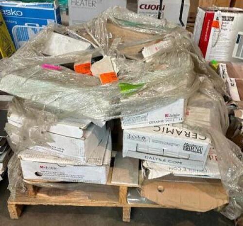 LARGE PALLET OF ASSORTED WALL TILE