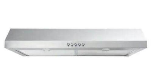 30 IN. W CONVERTIBLE UNDER CABINET RANGE HOOD WITH CHARCOAL FILTER IN STAINLESS STEEL
