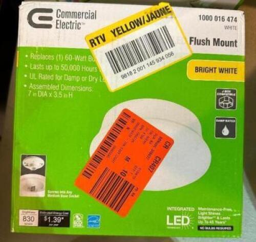 COMMERCIAL ELECTRIC LED FLUSH MOUNT