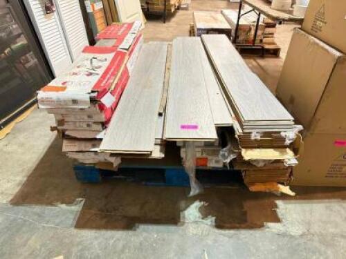 LARGE PALLET OF ASSORTED STRIP FLOORING