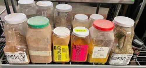 (1) LOT OF ASSORTED SPICES AND SEASONINGS