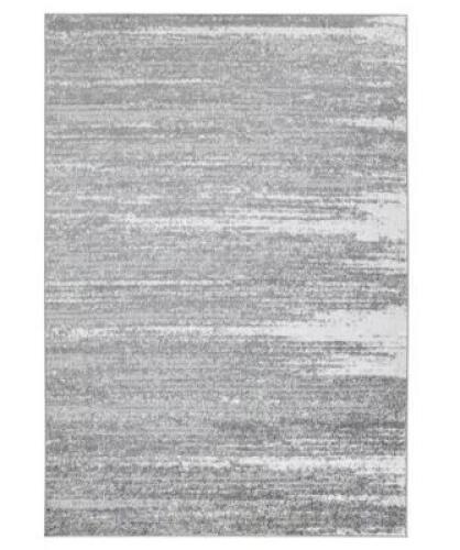 SIESTA GREY/CREAM 8 FT. X 10 FT. MODERN CONTEMPORARY AREA RUG
