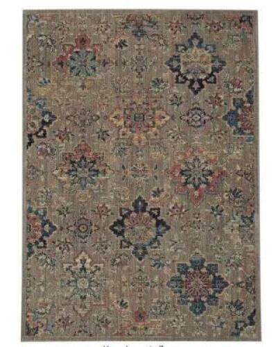 ISABELLA GRAY 8 FT. X 10 FT. ABSTRACT AREA RUG