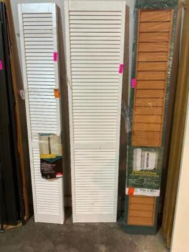 80 IN. SOLID CORE WHITE WOOD INTERIOR CLOSET BI-FOLD DOOR