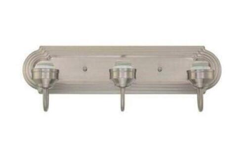 3 LIGHT BRUSHED NICKEL WALL FIXTURE