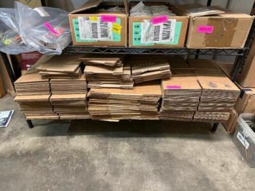 LARGE GROUP OF CARDBOARD BOXES