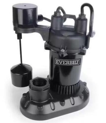 1/3 HP ALUMINUM SUMP PUMP WITH VERTICAL SWITCH