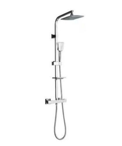 SIENA 1-SPRAY 7.87 IN. DUAL SHOWER HEAD AND HANDHELD SHOWER HEAD IN STAINLESS STEEL