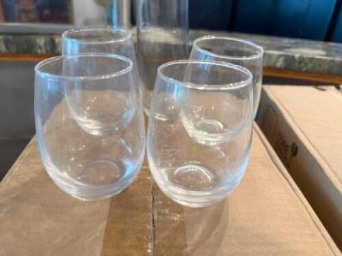 DESCRIPTION: (2) CASES OF CORE STEMLESS 9 OZ GLASSES SIZE 12 PER CASE LOCATION: FRONT THIS LOT IS: SOLD BY THE PIECE QTY: 2