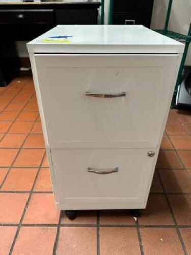 DESCRIPTION: ROLL ABOUT 2 DRAWER FILE CABINET LOCATION: KITCHEN QTY: 1