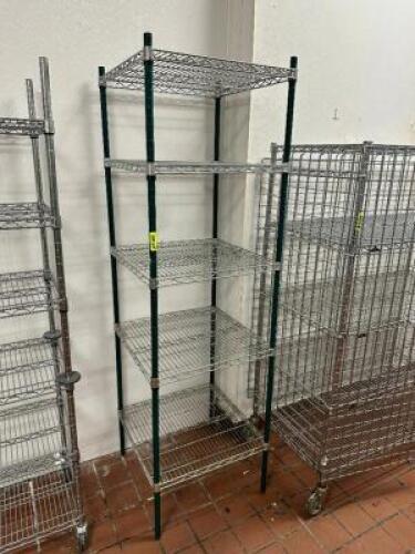 DESCRIPTION: 24" X 24" FIVE TIER WIRE SHELF ADDITIONAL INFORMATION CONTENTS ARE NOT INCLUDED LOCATION: KITCHEN QTY: 1