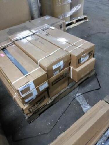 DESCRIPTION: (1) PALLET OF MISC. SHELVING BRAND/MODEL: HALLOWELL INFORMATION: GRAY QTY: 1