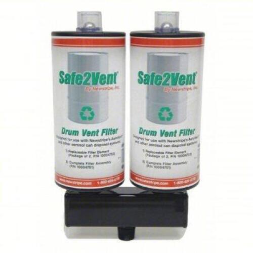 DESCRIPTION: (1) DUAL CARBON FILTER, AEROSOL RECYCLING CAN BRAND/MODEL: NEWSTRIPE #53JT44 SIZE: 1,200 AEROSOL RECYCLING CAN CAPACITY, 19ZN25/53JT43/AE