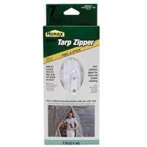 DESCRIPTION: (6) TARP ZIPPER BRAND/MODEL: HOMAX INFORMATION: WHITE SIZE: 7' RETAIL$: $11.98 EA QTY: 6