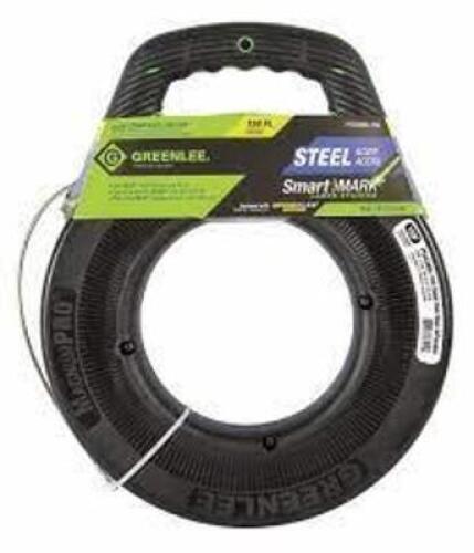 DESCRIPTION: (1) MARKED FISH TAPE BRAND/MODEL: GREENLEE #11L583 INFORMATION: BLACK SIZE: 150 FT LG, MANUAL WIND TAPE RETRACTION, 400 LB TENSILE STRENG