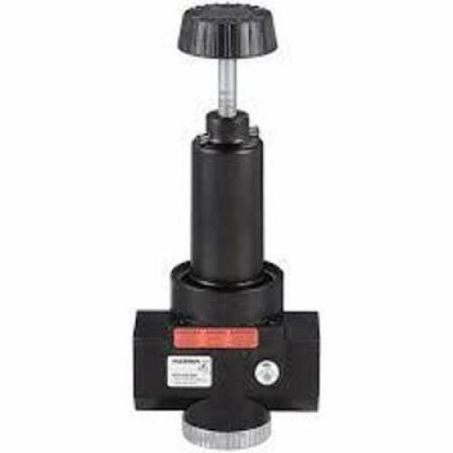 DESCRIPTION: (2) COMPRESSED AIR REGULATOR BRAND/MODEL: WILKERSON #6B206 INFORMATION: BLACK SIZE: ZINC, 1 IN NPT, 500 CFM, 10 PSI TO 125 PSI, KNOB, R30