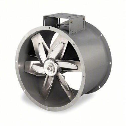DESCRIPTION: (1) TUBEAXIAL FAN BRAND/MODEL: DAYTON #4C660 INFORMATION: BLACK SIZE: CLEAN AIR, 16 IN BLADE, 46 SONES MAX NOISE LEVEL @ 5 FEET, BELT DRI