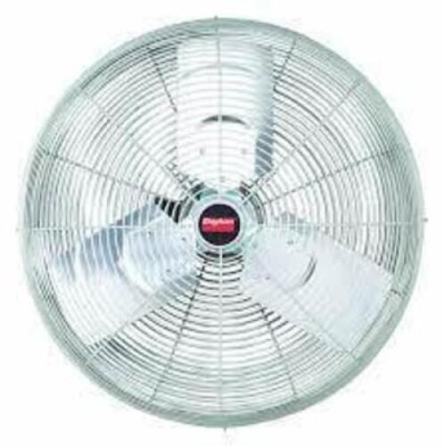 DESCRIPTION: (1) STANDARD-DUTY INDUSTRIAL FAN BRAND/MODEL: DAYTON #1VCG7 SIZE: 24 IN BLADE DIA, 1 SPEEDS, 6,000 CFM RETAIL$: $374.78 EA QTY: 1