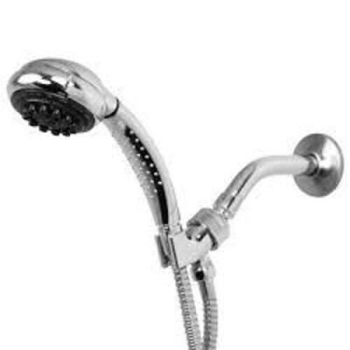 DESCRIPTION: (1) SHOWER HEAD MASSAGER BRAND/MODEL: HOME BASICS #SM10053 INFORMATION: CHROME RETAIL$: $10.98 EA QTY: 1