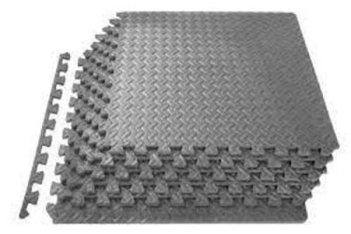 DESCRIPTION: (1) PUZZLE MAT BRAND/MODEL: PROSOURCEFIT EXERCISE INFORMATION: BLACK SIZE: 36 TILES 24X24X1/2 RETAIL$: $25.99 EA QTY: 1