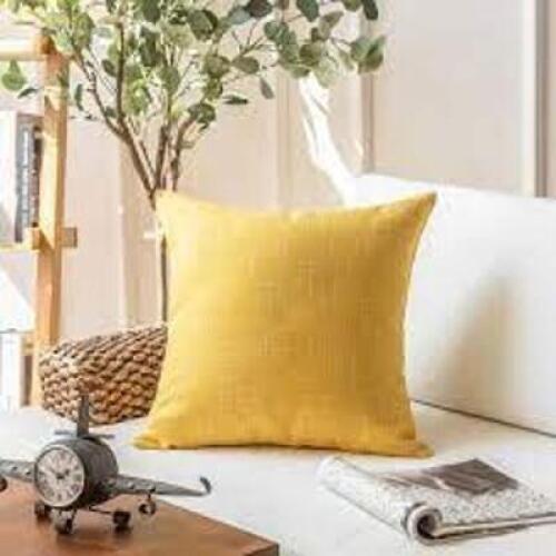 DESCRIPTION: (2) THROW PILLOW BRAND/MODEL: PHANTOSCOPE INFORMATION: YELLOW RETAIL$: $16.79 EA QTY: 2