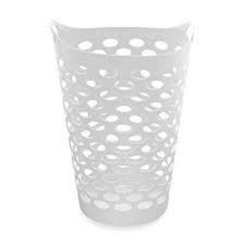 DESCRIPTION: (6) PLASTIC LAUNDRY BASKET BRAND/MODEL: STERLITE INFORMATION: WHITE SIZE: 17X17X26 RETAIL$: $7.48 EA QTY: 6