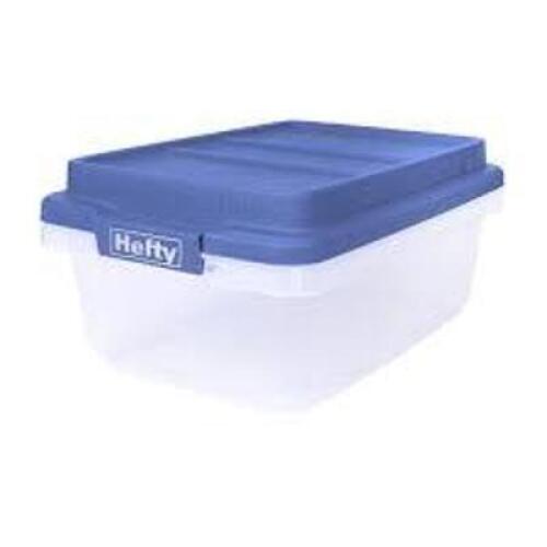 DESCRIPTION: (1) FOOD STORAGE CONTAINER BRAND/MODEL: HEFTY #HFT-7150-010-470-676-8 INFORMATION: BAJA BLUE RETAIL$: $10.00 EA QTY: 1