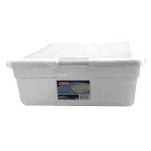 DESCRIPTION: (1) CASE OF (10) STORAGE BOXES BRAND/MODEL: STERILITE #1846 INFORMATION: CLEAR SIZE: 28 QT RETAIL$: $9.28 PER BOX QTY: 1