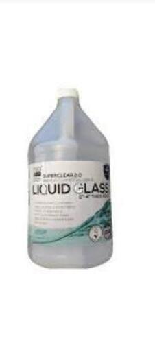 DESCRIPTION: (1) FIBERGLASS COATING BRAND/MODEL: SUPERCLEAR 2.0 LIQUID GLASS SIZE: 1 GALLON RETAIL$: $70.00 EA QTY: 1