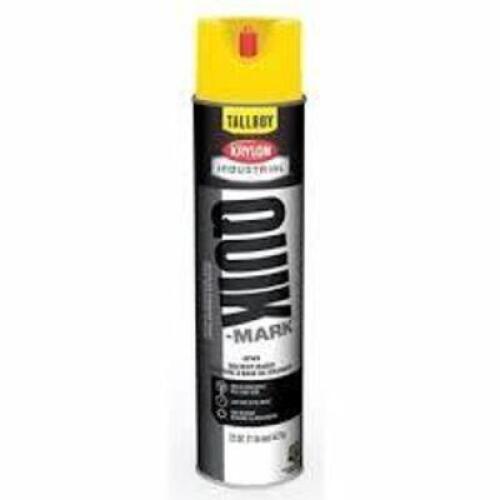 DESCRIPTION: (4) QUICK MARK SPRAY PAINT BRAND/MODEL: KRYLON INDUSTRIAL TALL BOY INFORMATION: HI VIS YELLOW RETAIL$: $8.57 EA QTY: 4