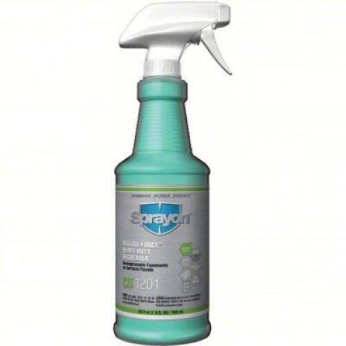 DESCRIPTION: (2) DEGREASER BRAND/MODEL: SPRAYON CD1201 #3KB68 SIZE: 32 OZ RETAIL$: $13.58 EA QTY: 2