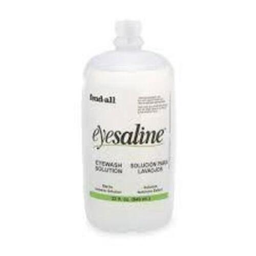 DESCRIPTION: (12) EYESALINE EYEWASH BRAND/MODEL: HONEYWELL #3ARE1 SIZE: 32 OZ RETAIL$: 14.32 EA QTY: 12
